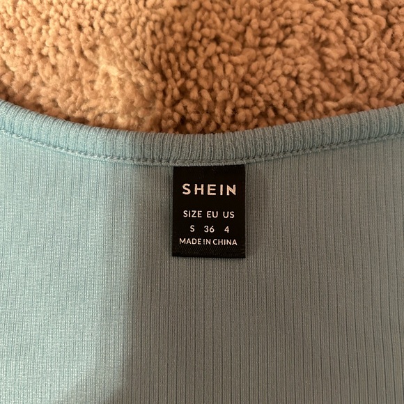 Teal Shorts and Top matching set - Picture 2 of 3